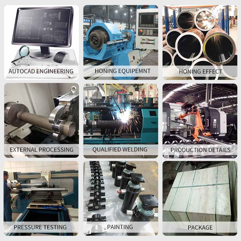 Telescopic 2 3 Stage Trunnion Hydraulic Cylinder Telescopic 2 3 Stage Trunnion Hydraulic Cylinder