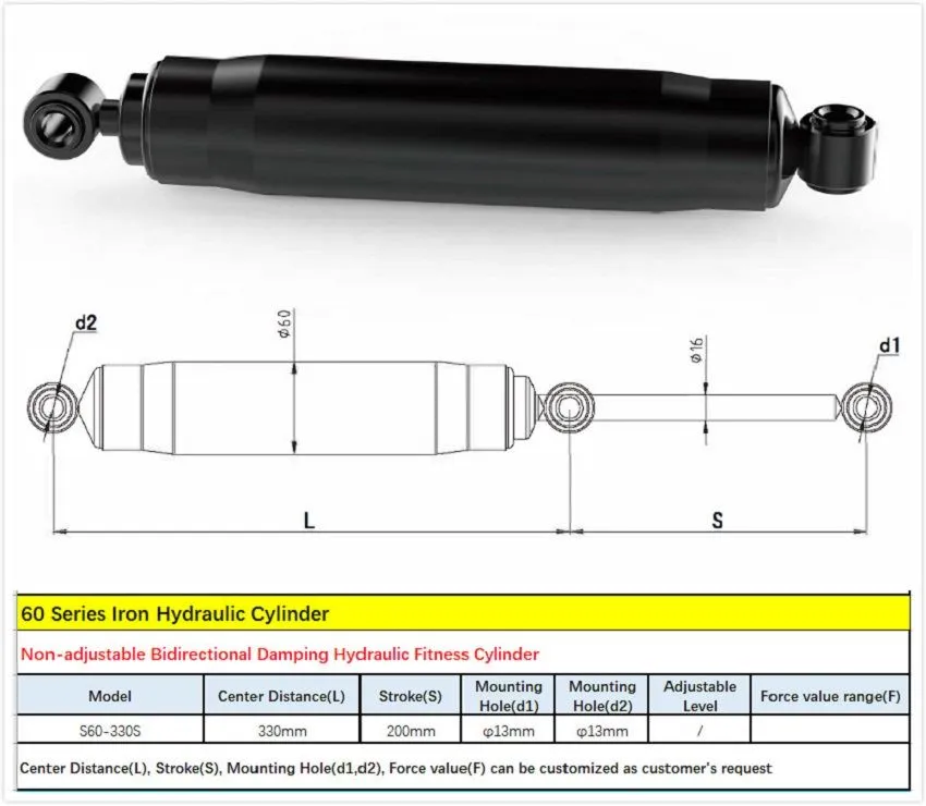 60 Series Iron Hydraulic Cylinder