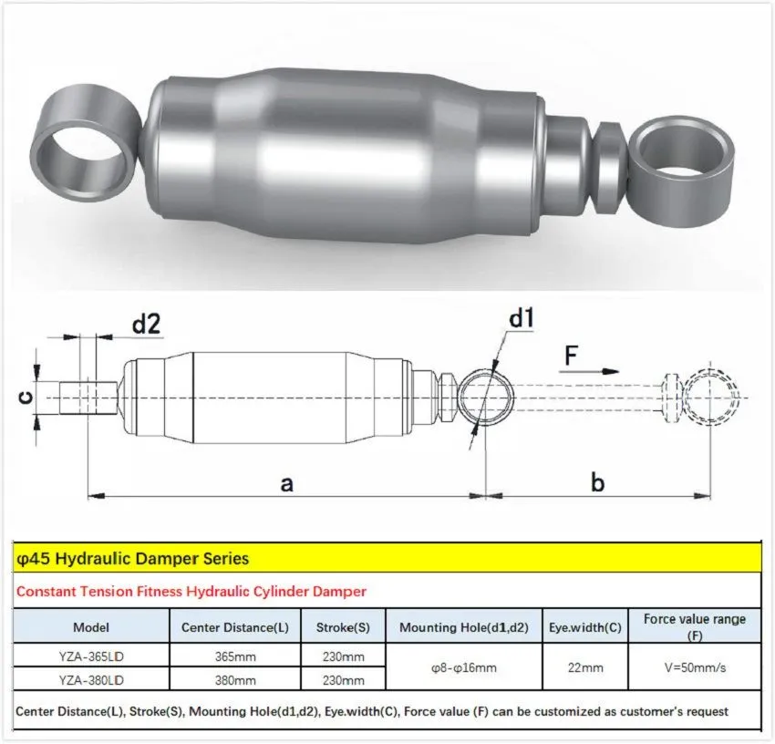 φ45 Hydraulic Damper Series-1